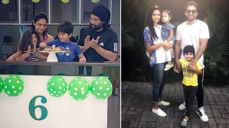 Allu Arjun’s son Ayaan Turns 6 Today! Tollywood Hero Pens a Beautiful Note for His Baby Boy (View Post)