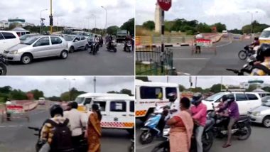 Chennai Shame: Ambulance, Commuters Stopped at Crossroad to Allow VIP Convoy to Pass, Watch Viral Video