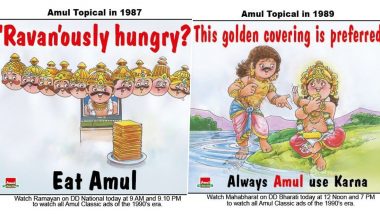 Amul Shares 90s' Classic Doodles and Ads on Twitter, Netizens Thank Them For Bringing Back Fond Memories, Demand Their Reruns on TV