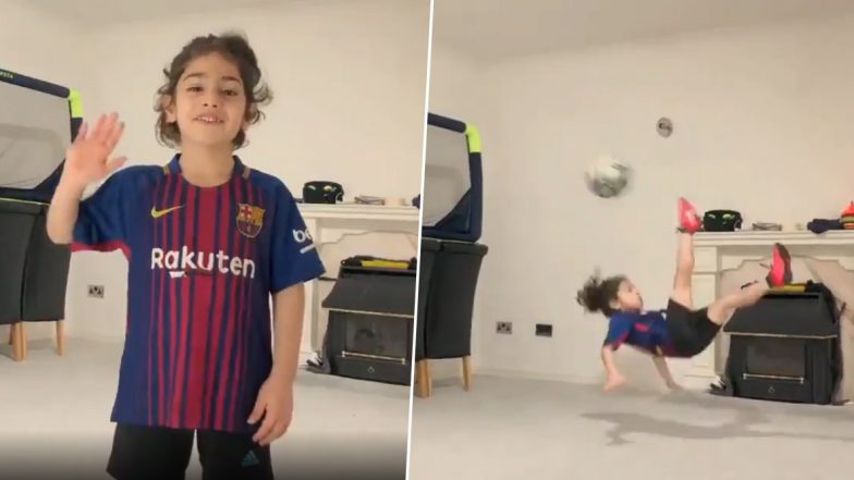 Six-Year-Old Lionel Messi Fan Arat Hosseini, Showcases Sumptuous Skills in Viral Video