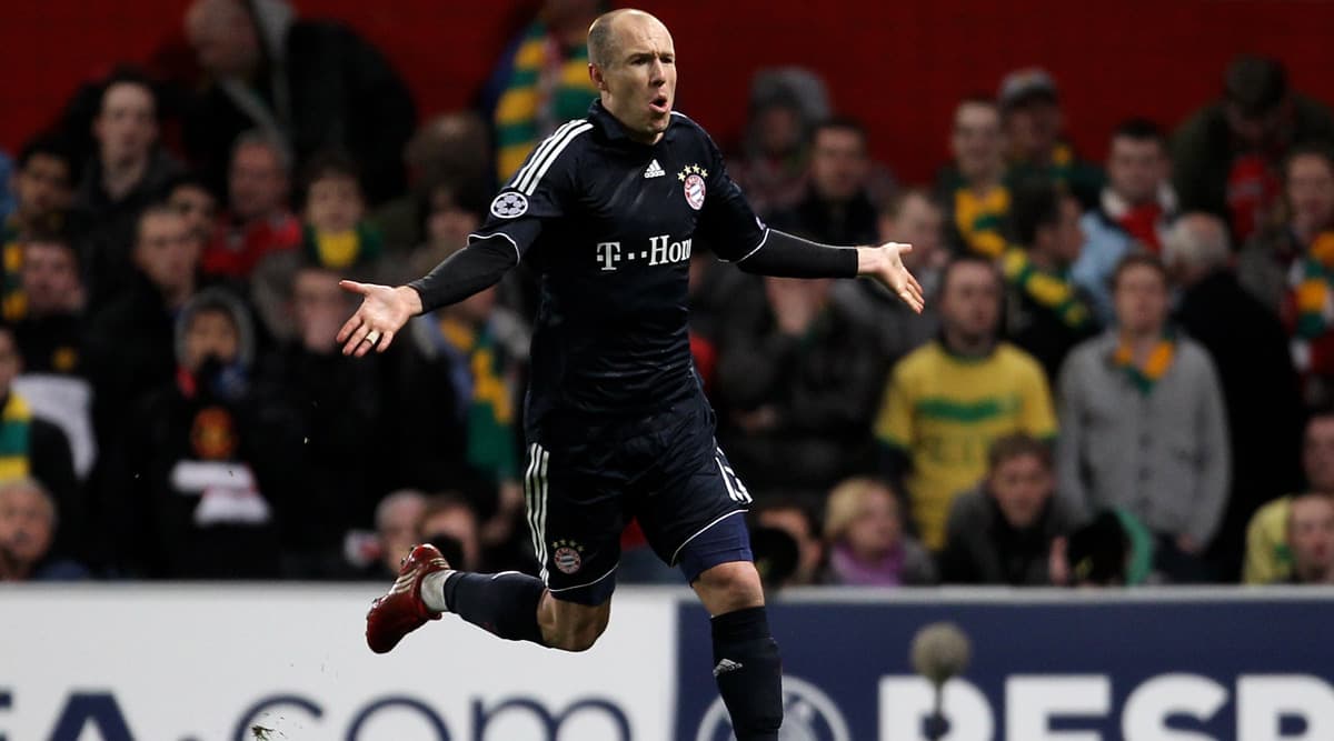 This Day, That Year: Arjen Robben's Volley Sends Manchester United Crashing Out of 2009-10 UEFA Champions League This Day, That Year: Arjen Robben's Volley Sends Manchester United Crashing Out of 2009-10 UEFA Champions League