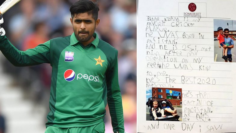 Babar Azam Gives an Overwhelming Reply to 5-Year Old Fan’s Tribute, Says 'Study Hard, Play Harder'
