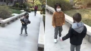 Cute Video of Two Little Best-friends Reuniting With a Tight Hug After Months of Lockdown in Beijing Will Leave You With a Smile