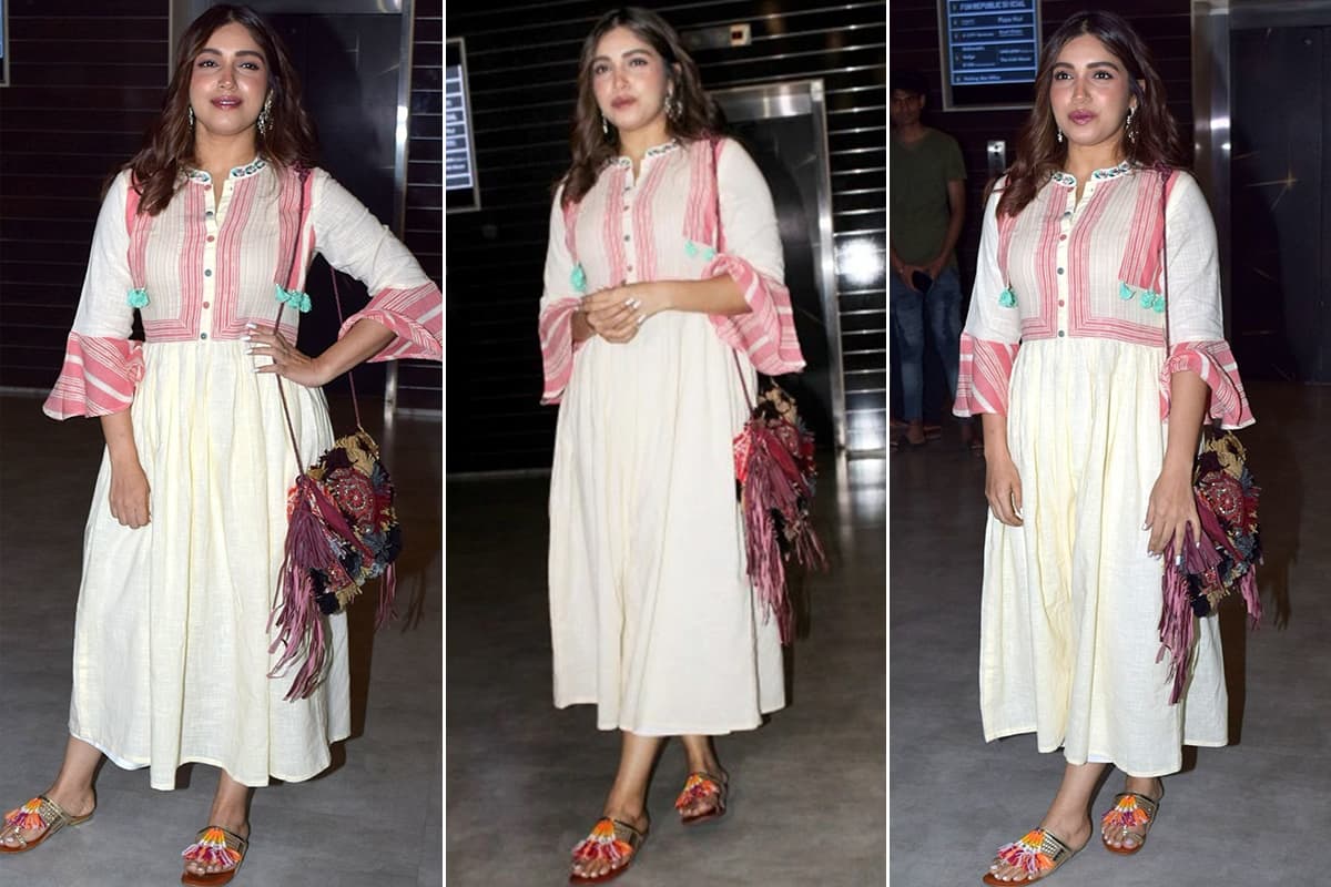 Bhumi Pednekar in Raisin Global for Sab Kushal Mangal screening (2)
