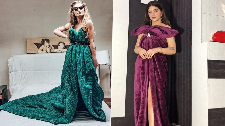 Blanket Challenge Goes Viral on Instagram, Users Stylishly Drape Themselves in Blankets and Look Fashionable, Check Pics