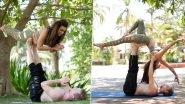 Aashka Goradia and Hubby Brent Goble Ask Everyone to Resort to Yoga While In COVID-19 Lockdown (Watch Videos)