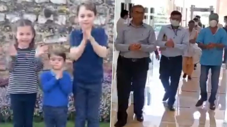 World Health Day 2020: From British Royals To Lalit Hotel Staff, 6 Times People Thanked Healthcare Professionals by Clapping During Coronavirus Pandemic (Watch Videos)