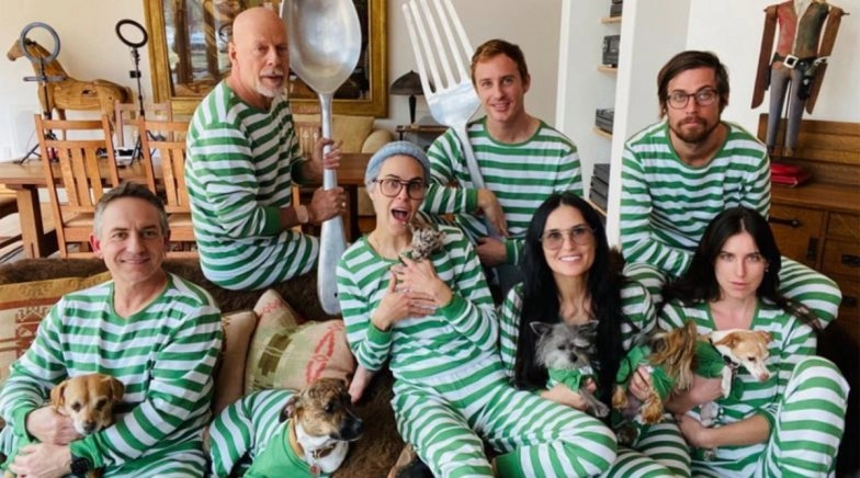 Bruce Willis and Ex-Wife Demi Moore Are Quarantining Together With Their Kids! 