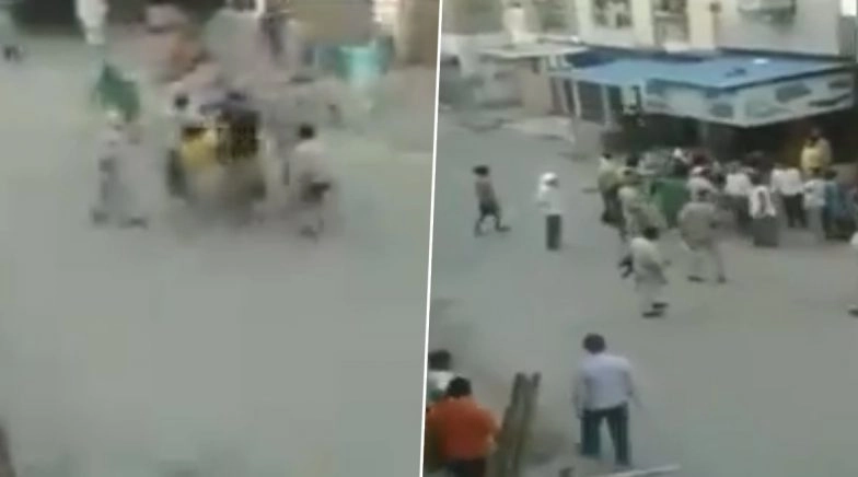 Punjab: Scuffle Breaks Out Between Shopkeepers, Police Over COVID-19 Lockdown Violation in Firozpur