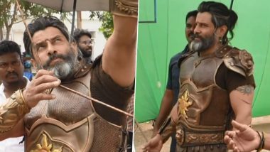 Chiyaan Vikram's Look as Mahavir Karna Revealed! Director RS Vimal Shares BTS Video from the Upcoming Epic Film on His Birthday