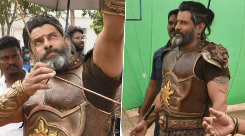 Chiyaan Vikram's Look as Mahavir Karna Revealed! Director RS Vimal Shares BTS Video on His Birthday
