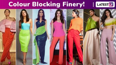 Colourblocking Finery! When Deepika Padukone, Kareena Kapoor Khan, Alia Bhatt, Hina Khan, Shraddha Kapoor Paid an Ode to the Fierce Trend!