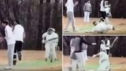 Inzamam-Ul-Haq or Samit Patel? Confused Twitterati Debate Over Who Could Be the Cricketer Linked to Sloppy Fall in Funny Cricket Video Shared by Ravi Bopara
