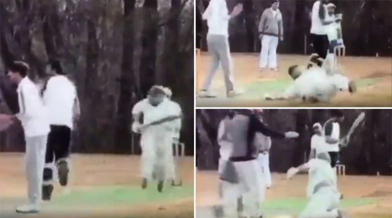 Inzamam-Ul-Haq or Samit Patel? Confused Twitterati Debate Over Who Could Be the Cricketer Linked to Sloppy Fall in Funny Cricket Video Shared by Ravi Bopara