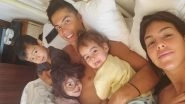 Cristiano Ronaldo Has the &lsquo;Best Way to Start a Day!&rsquo; Juventus Star Shares Glimpse of Time in Quarantine With His Children and Girlfriend Georgina Rodriguez