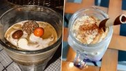 Dalgona Coffee Toppings: From M&M'S to Wafer Rolls, Twitterati Experiment With Their New Favourite Beverage! (See Pics of Whipped Coffee)