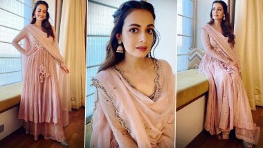 Dia Mirza Radiates a Subdued Pink Glow in a Rs. 58,000 Anarkali!