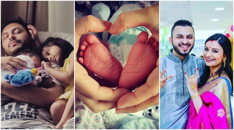 Dimpy Ganguly and Rohit Roy Welcome Baby Boy Aryaan Roy