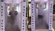 Hyderabad Gets 'Disinfectant Tunnel' Amid COVID-19 Outbreak, Installed Outside DGP Office (Watch Video)