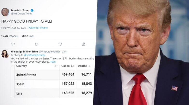Donald Trump Wishes 'Happy Good Friday' on Twitter, Draws Wrath Of Netizens