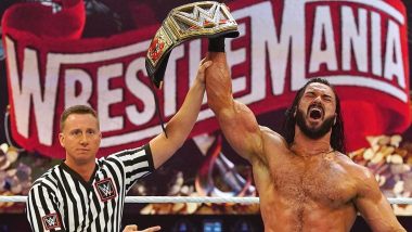 WWE WrestleMania 36 Part 2 Results, Highlights: Drew McIntyre Defeats Brock Lesnar to Become New World Champion, Edge Crushes Randy Orton in Last Man Standing Match (View Pics)