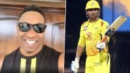 MS Dhoni Birthday: Dwayne Bravo Releases &lsquo;Helicopter 7&rsquo; Song As He Pays Tribute to the CSK Captain (Watch Video)