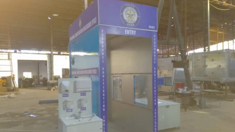 DRDO Designs Portable Sanitisation Chamber that Disinfects a Person Within Seconds, Special Face Protection Mask for Healthcare Professionals