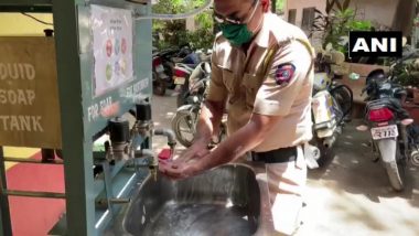 Handwash Machine Developed by NSTI Installed at Chunabhatti Police Station in Mumbai