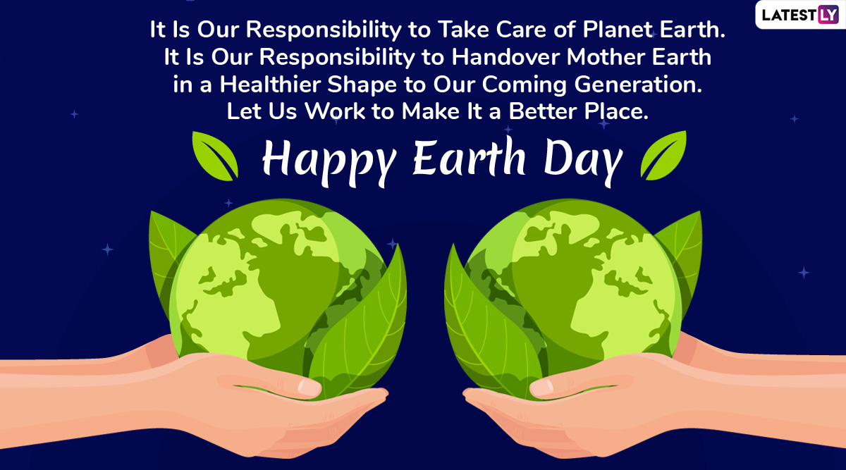 Happy Earth Day 2020 Greetings: WhatsApp Messages, Earth HD Images ...