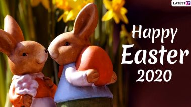 Happy Easter 2020 Greetings & Images: WhatsApp Stickers, Wishes, Facebook GIFs, SMS and Messages to Celebrate Resurrection Sunday
