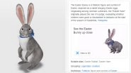Easter Bunny View in Google 3D Animals Is Everything! Go Try It Out Now if You Missed Catching One During Festival