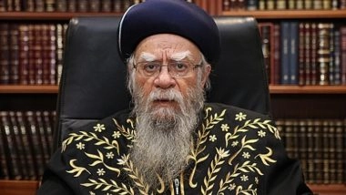 Eliyahu Bakshi-Doron, Israel's Former Chief Rabbi, Dies of COVID-19