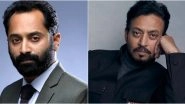 Fahad Faasil Remembers How Irrfan Khan Inspired Him to Take Up Acting, Says&nbsp;'I Owe My Career to Him' in an Emotional Post&nbsp;
