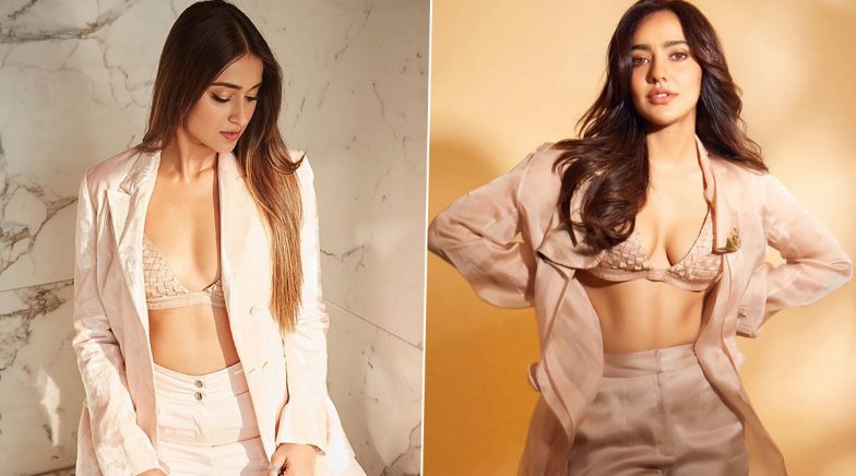In love with high-chic bralette and pantsuit style? Ileana D'Cruz