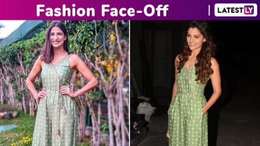 Fashion Face-Off: Saiyami Kher or Ahana Kumra in Global Desi Jumpsuit? Who Wore the Sage Green Style Better?