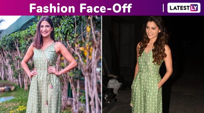 Fashion Face-Off: Saiyami Kher or Ahana Kumra in Sage Green Global Desi Jumpsuit?