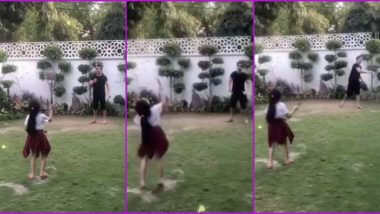 Gautam Gambhir Plays Badminton With Daughter Amid Coronavirus Lockdown, Says Losing to My Love Is the Greatest Win (Watch Video)