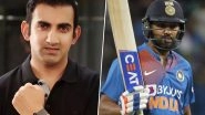 Gautam Gambhir Extends Greetings on Rohit Sharma&rsquo;s 33rd Birthday, Calls 'Hitman' the &lsquo;Best White Ball Cricketer in the World&rsquo;