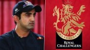 Gautam Gambhir Thanks RCB for Acknowledging His Contribution to Help India Fight COVID-19
