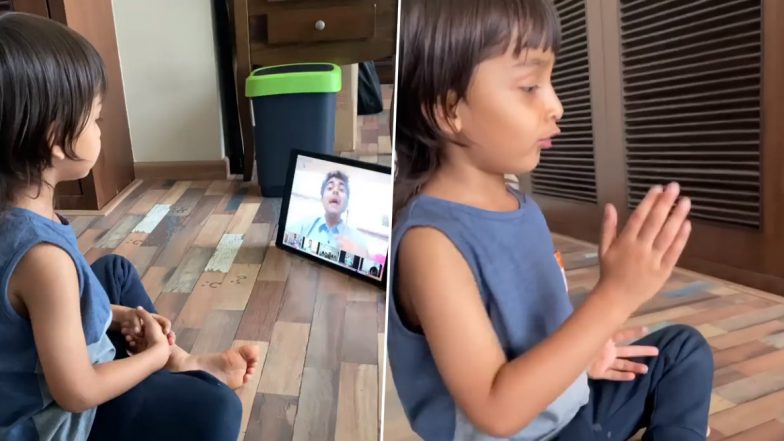 Genelia D'souza Shares How Her Child Is Adapting To The Concept of Distance Learning Amid Lockdown (Watch Video)