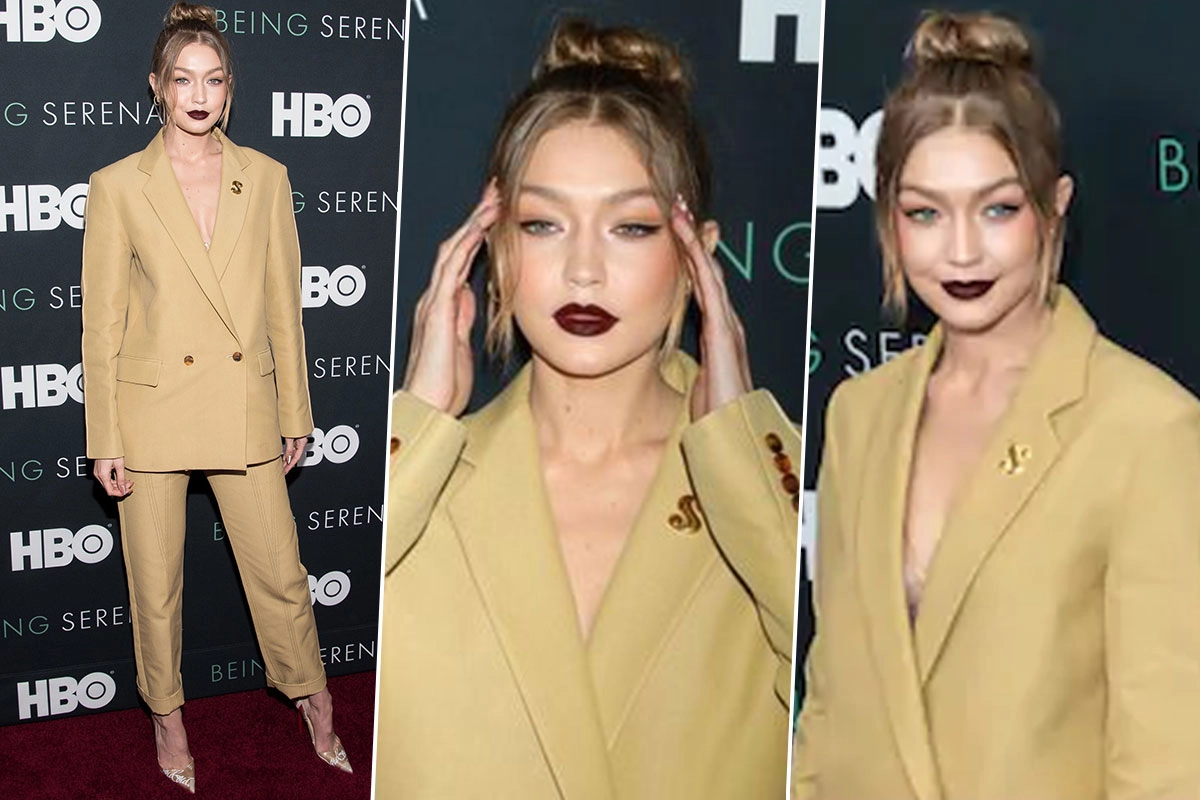 Gigi Hadid at Being Serena New York Premiere 2018