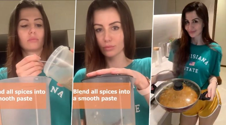 Giorgia Andriani Tries Her Hands at Goan Fish Curry, Shares Details of ‘Lockdown Cooking Recipe’