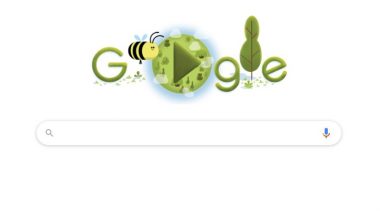 Earth Day 2020 Google Doodle: Search Engine Giant Highlights Importance of Bees to The Planet With an Intriguing Doodle!