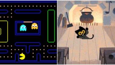 Play Google Doodle PacMan game free online