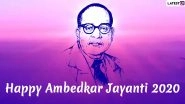 Ambedkar Jayanti 2020 HD Images With Marathi Text Messages: 129th Bhim Jayanti HD Banner, SMS, WhatsApp Stickers and Quotes to Wish Ambedkar Jayanti Shubhechha