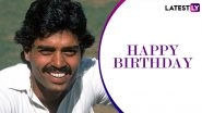 Dilip Vengsarkar Birthday Special: 126 Against England and Other Memorable Knocks by the 'Colonel'