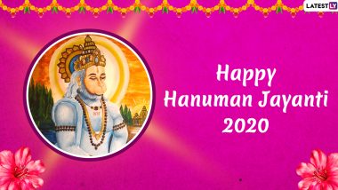 Good Morning HD Images With Hanuman Jayanti 2020 Wishes: Send Jai Bajrangbali Photos, WhatsApp Stickers and SMS Early Morning on Festival Day