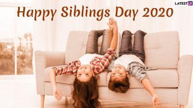 National Siblings Day 2020: Date, Significance and Celebrations Related to The Day Dedicated to Brothers and Sisters