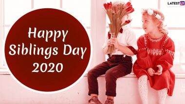 National Siblings Day Images & HD Wallpapers For Free Download Online: Wish Happy Siblings Day 2020 With WhatsApp Stickers and GIF Greetings