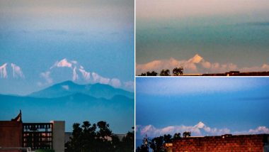 Gangotri Glacier in Himalayas Visible From Saharanpur in UP for First Time in 30 Years, Thanks to Reducing Air Pollution During Lockdown! View Mesmerising Pics